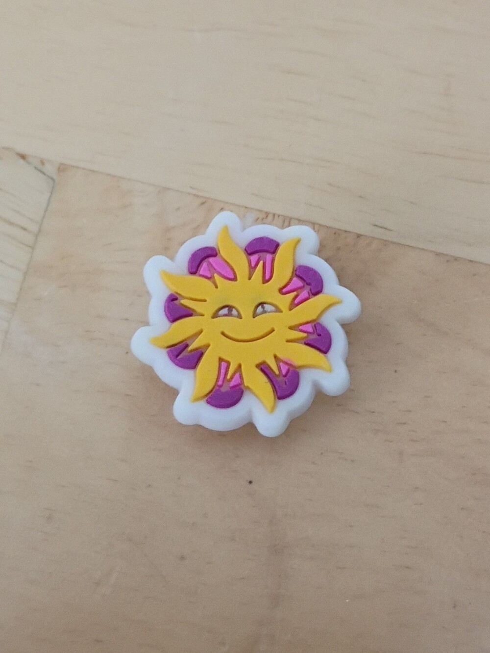 10 for $10 Jibbitz Croc Charms - Hippie Sun Smiling - New Shoe Charm